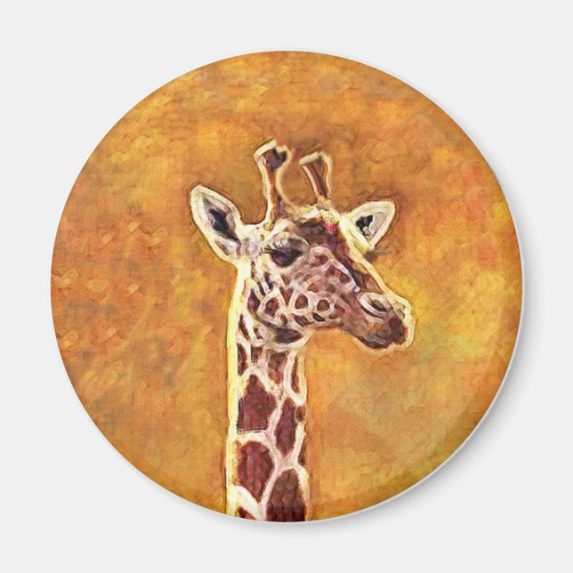 Wildlife Giraffe Magnet (Front)