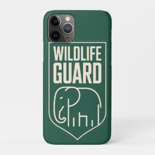 "Wildlife Guard" Minimalist Elephant Shield Emblem iPhone 11 Pro Case
