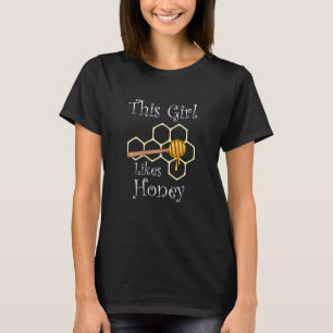 Wildlife Hobby Beekeeper Eating Honey T-Shirt