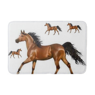 wildlife horse bathmat