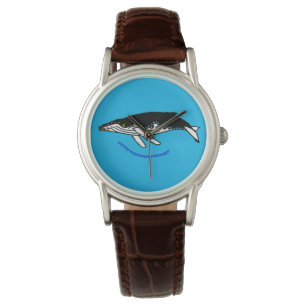 Wildlife - Humpback WHALE- Marine - Ocean blue Watch
