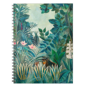 Wildlife in Tropical Jungle Painting Notebook