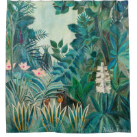 Wildlife in Tropical Jungle Painting
