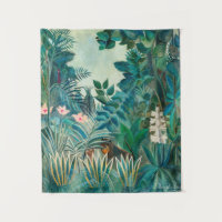 Wildlife in Tropical Jungle Painting
