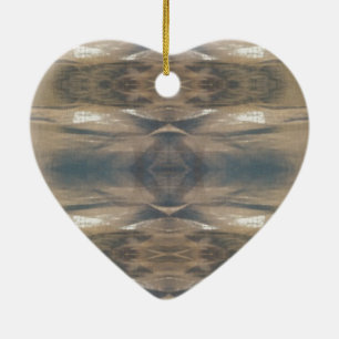 Wildlife Leopard Wild Animal Pattern Brown Black Ceramic Tree Decoration