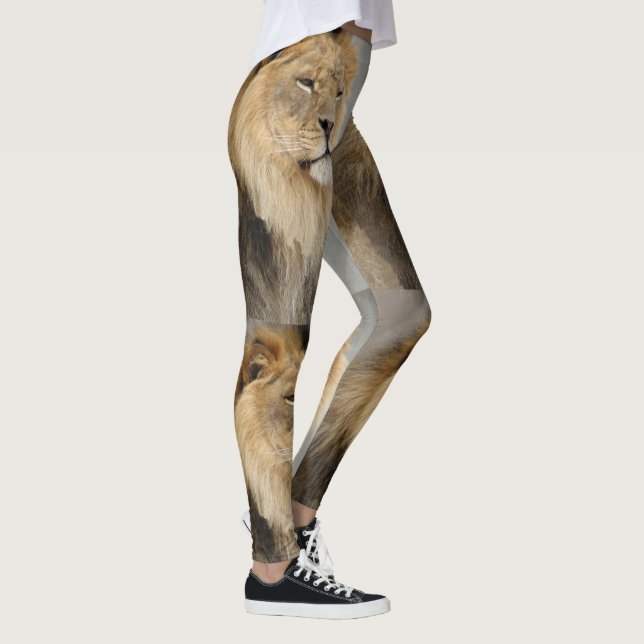 Wildlife Lion Lover Leggings (Right)