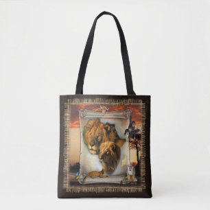 Wildlife Lions from Africa Tote Bag