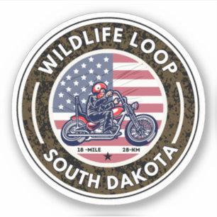 Wildlife Loop Road motorcycle road trip south dako