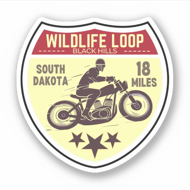 Wildlife Loop Road motorcycle road trip south dako (Front)