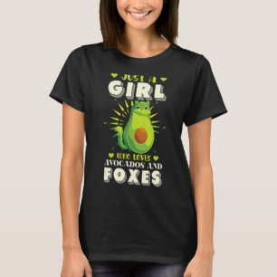 Wildlife Nature Avocado Women Girls Forest Animal T-Shirt