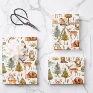 Wildlife Nature Beautiful Animal Art  Wrapping Paper Sheet