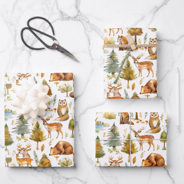 Wildlife Nature Beautiful Animal Art  Wrapping Paper Sheet (Front)