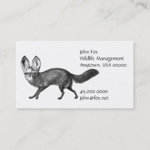 Wildlife Occupations Business Card