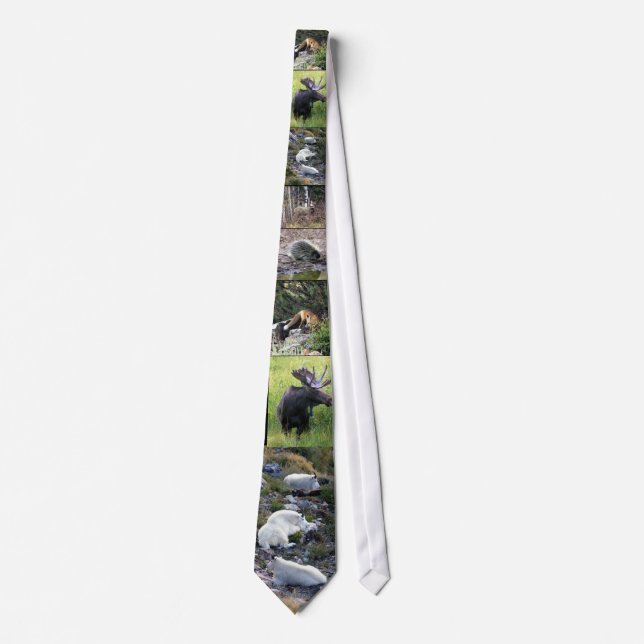 Wildlife of north America Tie (Front)