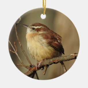 Wildlife ornament, ceramic tree decoration