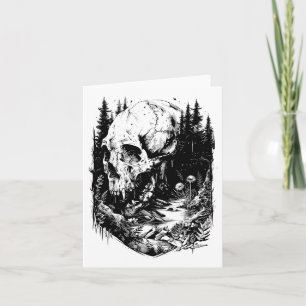 Wildlife Outdoors Nature Retro Forest Card