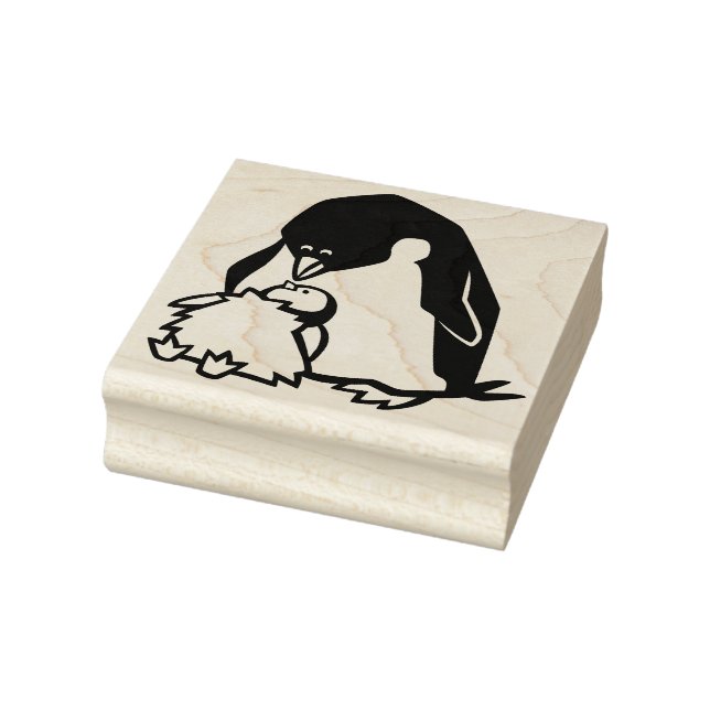 Wildlife Penguin Wood Art Stamp (Stamp)