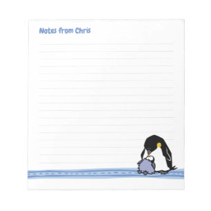 Wildlife Penguins Note Pad