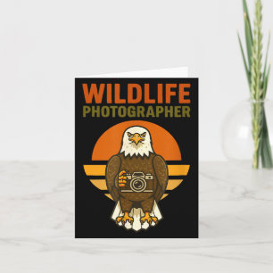 Wildlife Photographer Bald Eagle Bird Photography  Card