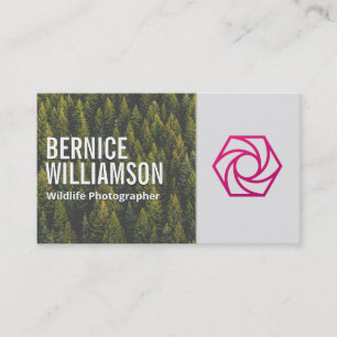 Wildlife Photographer   Photo Lens Business Card