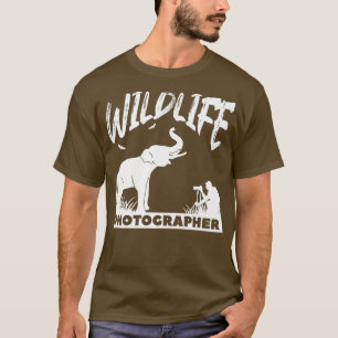 Wildlife Photographer Safari Trip Family Vacation T-Shirt