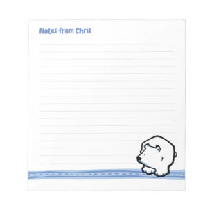 Wildlife Polar Bear Note Pad