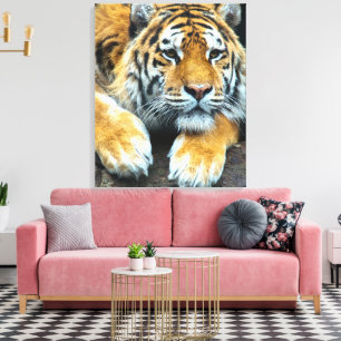 Wildlife Portrait of a Tiger  Canvas Print