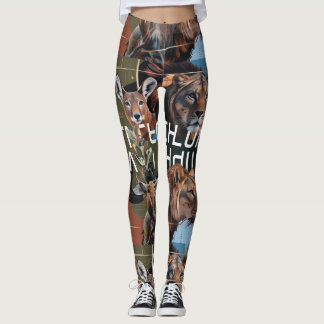 Wildlife Print Leggings