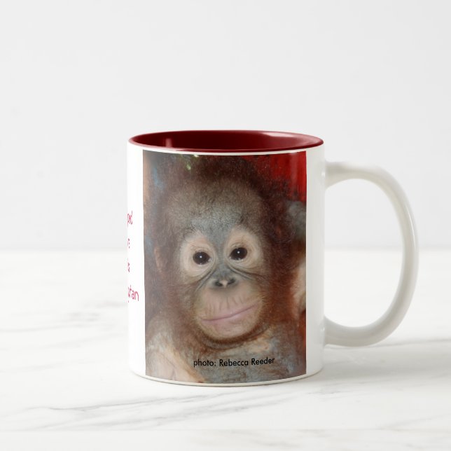 Wildlife Rainforest Charity Two-Tone Coffee Mug (Right)
