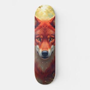 Wildlife Red Wolf Skateboard
