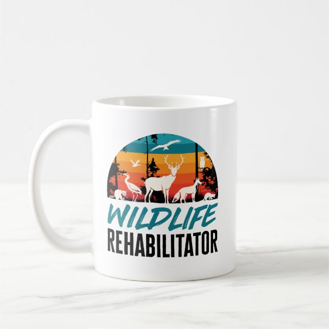 Wildlife Rehabilitator Rescue Coffee Mug (Left)
