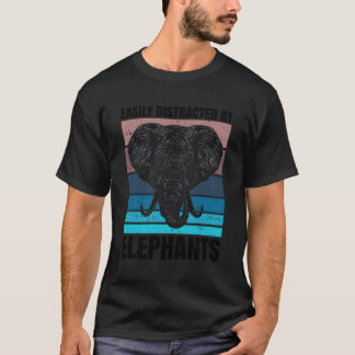 Wildlife Safari Animals Elephants Wilderness T-Shirt
