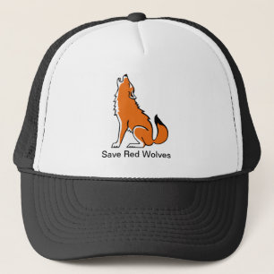 Wildlife - Save RED wolves- Animal lover - Nature Trucker Hat