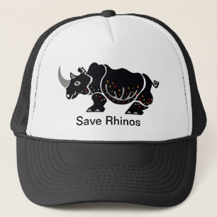 Wildlife - Save RHINOS -Endangered animal -Nature Trucker Hat