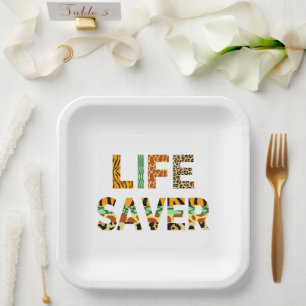 Wildlife Saver Paper Plate