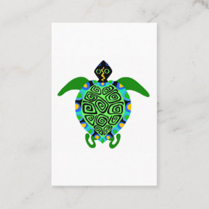 Wildlife - SEA TURTLE - Nature - Nautical  Business Card