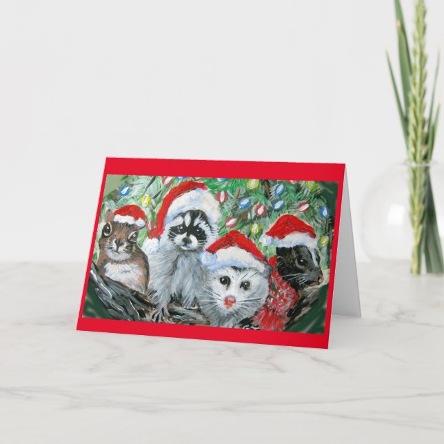 Wildlife themed blank cards (Front)