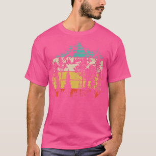 Wildlife Trees Outdoors Nature Retro Forest T-Shirt