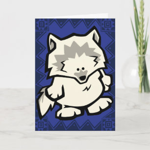 Wildlife Wolf Puzzle Greeting Card