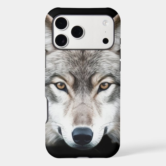 Wildlife Wolves  Wolf Head Animal Art  (Back)
