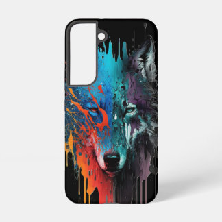 Wildlife Wolves  Wolf Head Animal Art  Samsung Galaxy Case