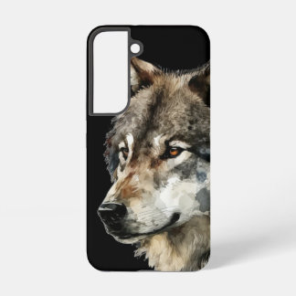 Wildlife Wolves  Wolf Head Animal Art  Samsung Galaxy Case