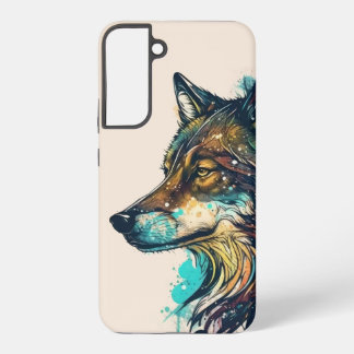Wildlife Wolves  Wolf Head Animal Art  Samsung Galaxy Case