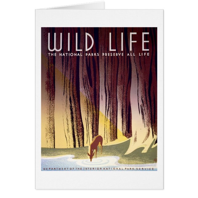 Wildlife WPA Poster (Deer) (Front)