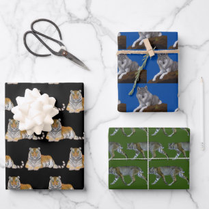 Wildlife Wrapping Paper Sheet