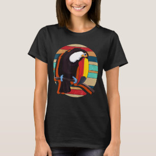 Wildlife Zoo Bird Animal Retro Tropical Toucan 1 T-Shirt