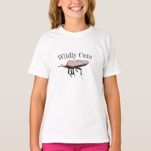 Wildly Cute Macro Insect Pattern Kids Art T-Shirt