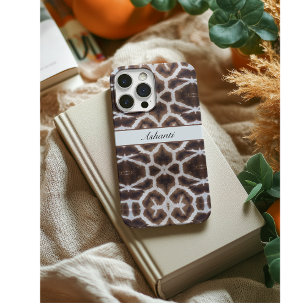 Wildly Elegant Personalised Safari Giraffe Print iPhone 11 Pro Case