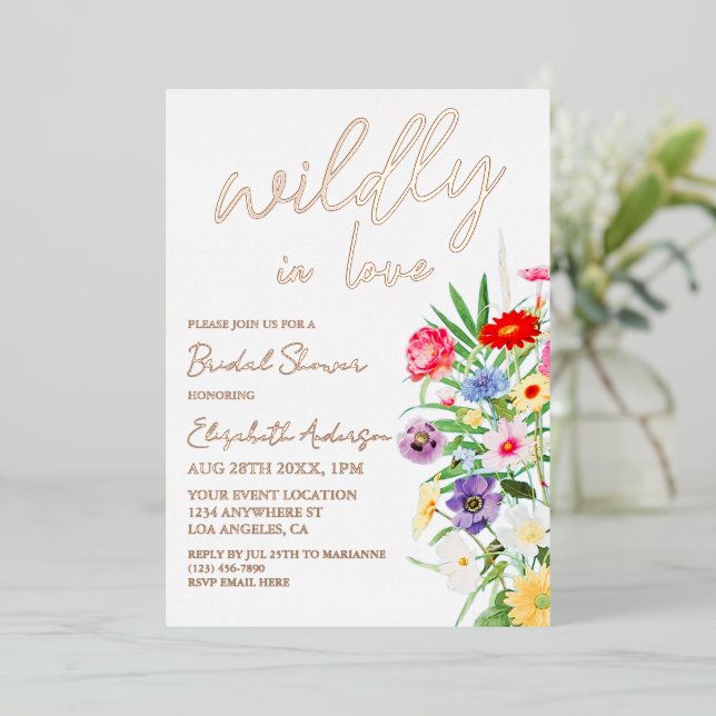 Wildly In Love Bridal Shower (Standing Front)