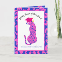 Wildly proud Next Chapter Pink Leopard Graduation 